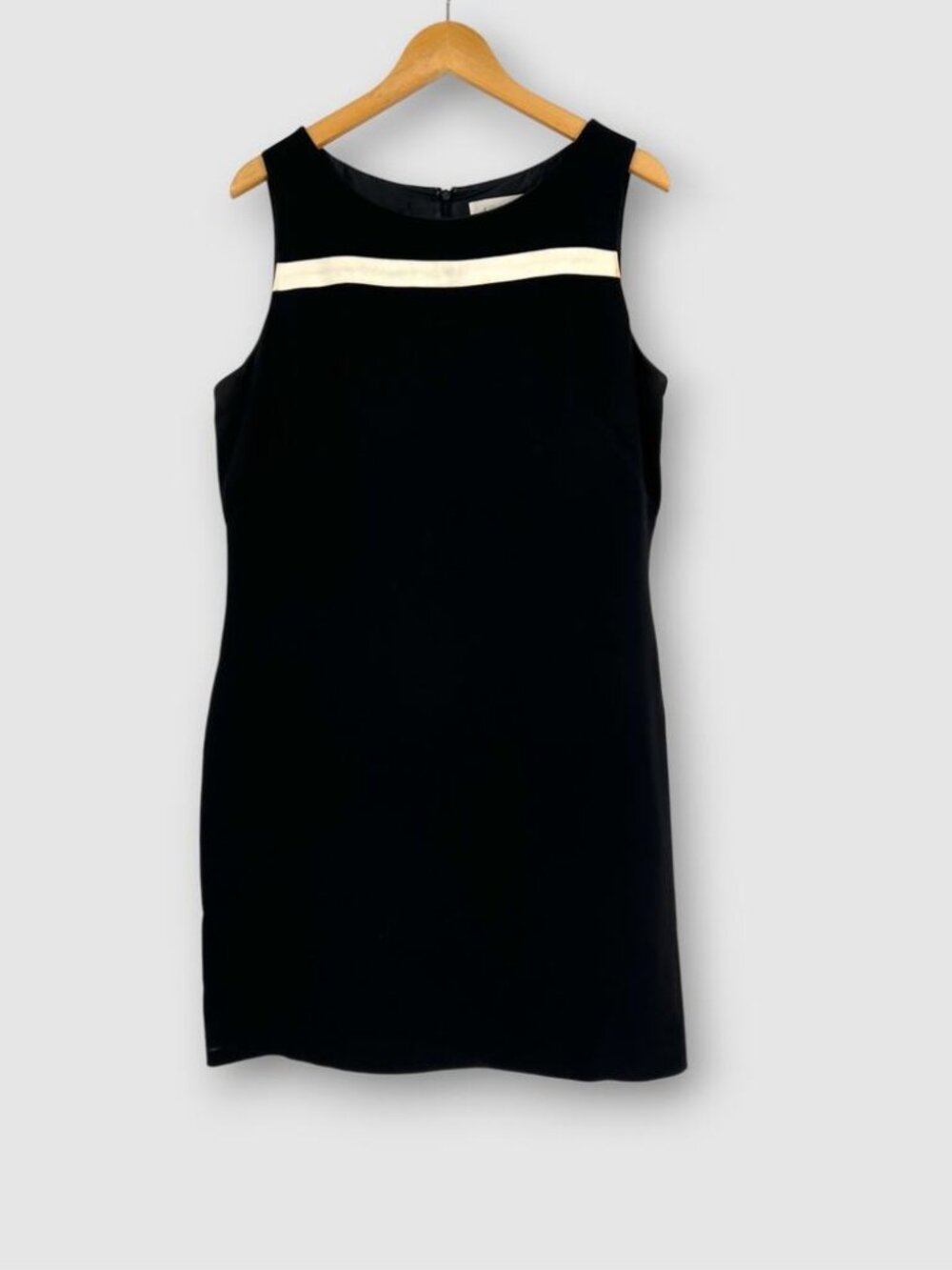 90s Vintage Casual Corner Annex Sleeveless Stripe Sheath Dress Size 16